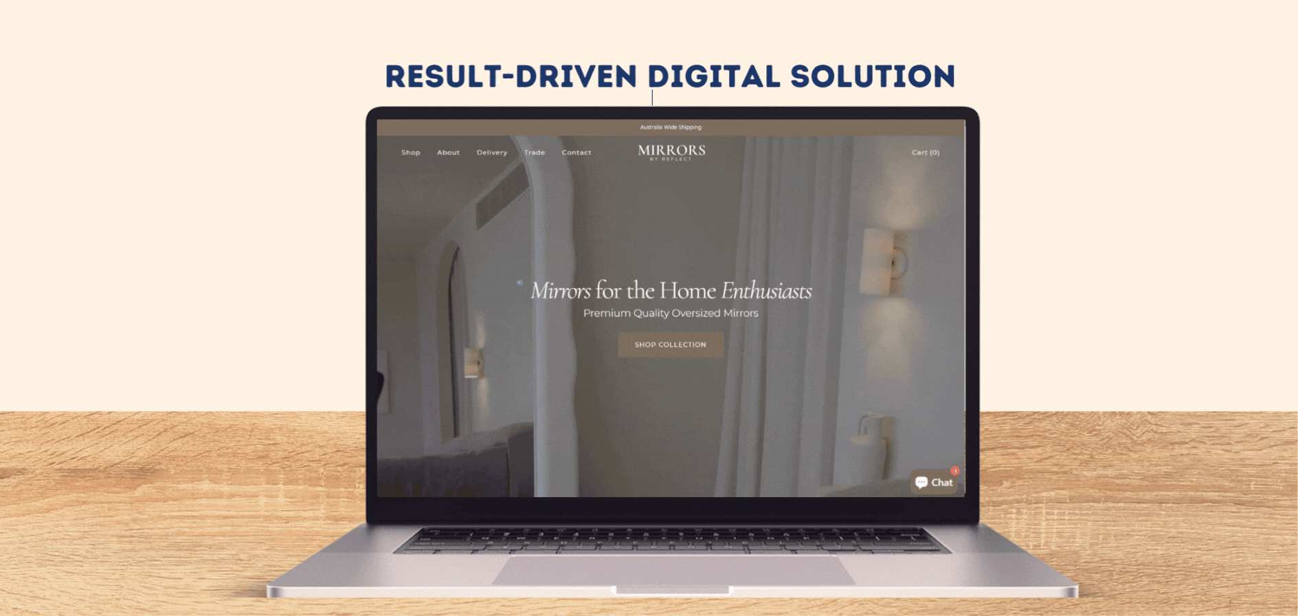 Mirros By Reflect | Custom Shopify Theme Designing